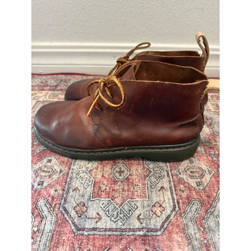 Dr. Martens Ember Brown Leather Chukka Desert Boots Mens 8 Womens 9 AW004 KV05 T